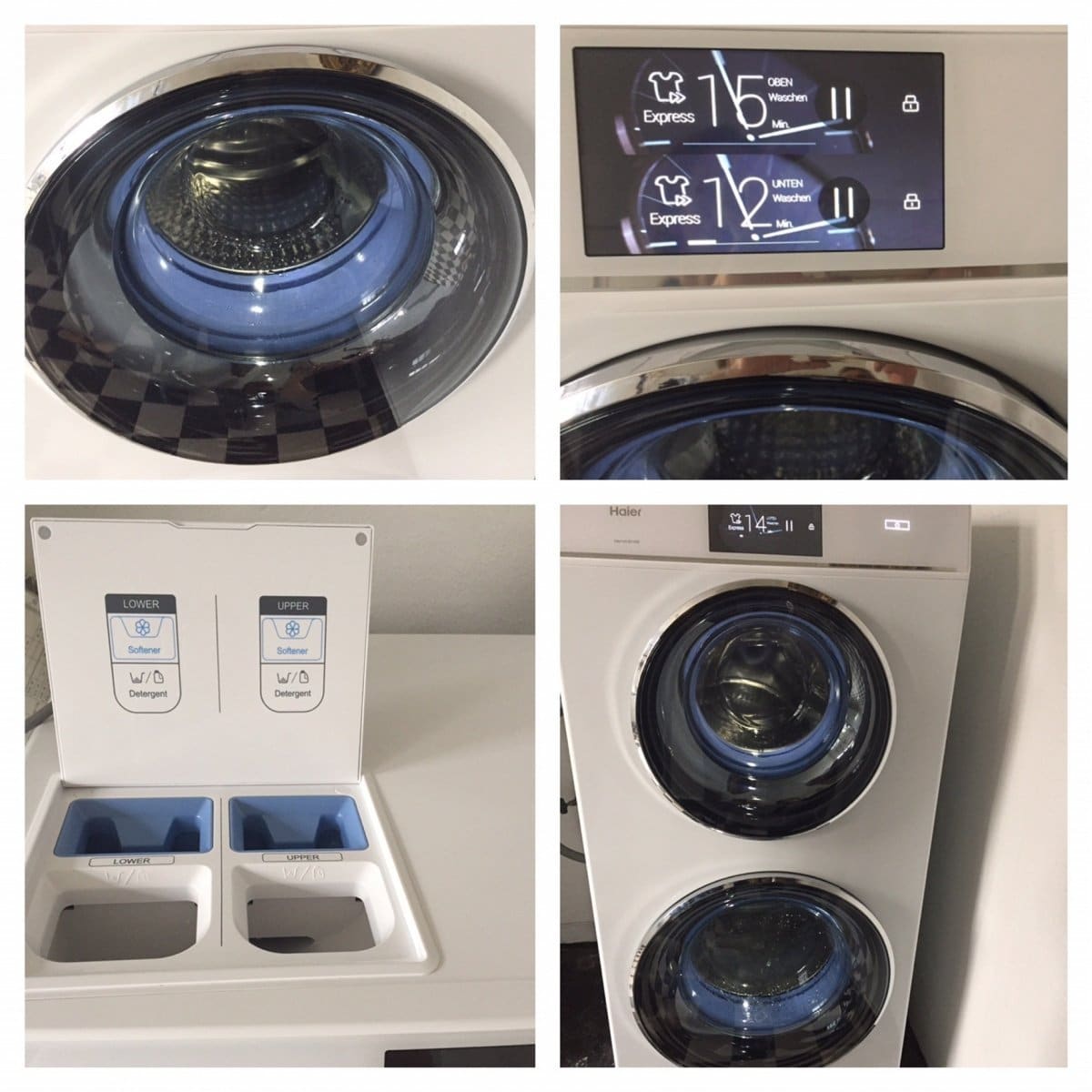Haier Duo Waschmaschine: Wenn die Kinder plötzlich selbst die Wäsche machen wollen 2 haier duo collage