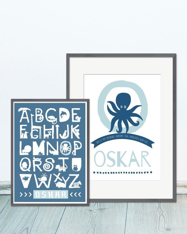 In sechs Wochen habe ich ein Schulkind! Für welchen Ranzen wir uns entschieden haben: 4 printcandy alphabet poster tiere name poster schulstart blautoene