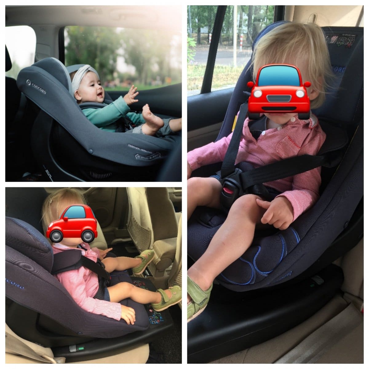 Sollten Kinder im Auto vorwärts oder rückwärts sitzen? Wir testen einen Autositz, der beides kann 2 sitzkollage