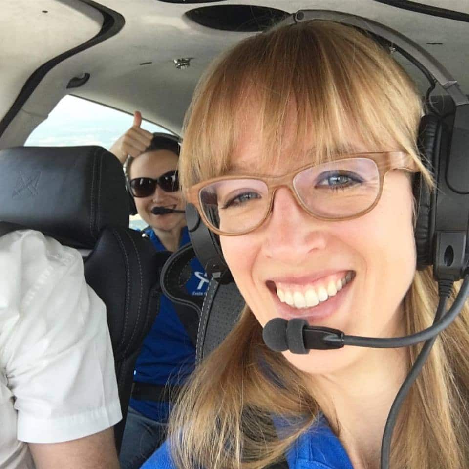 Insa Thiele-Eich über Astronautinnen-Training, Homeschooling und Klimawandel 4 Insa Pilotin