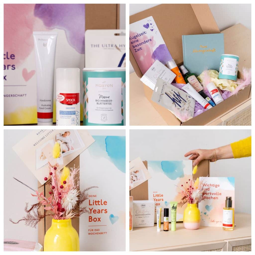Geschenke für Schwangere und frischgebackene Mamas: Gewinnt diese wunderschönen Produkt-Boxen 2 LittleYearsKoll
