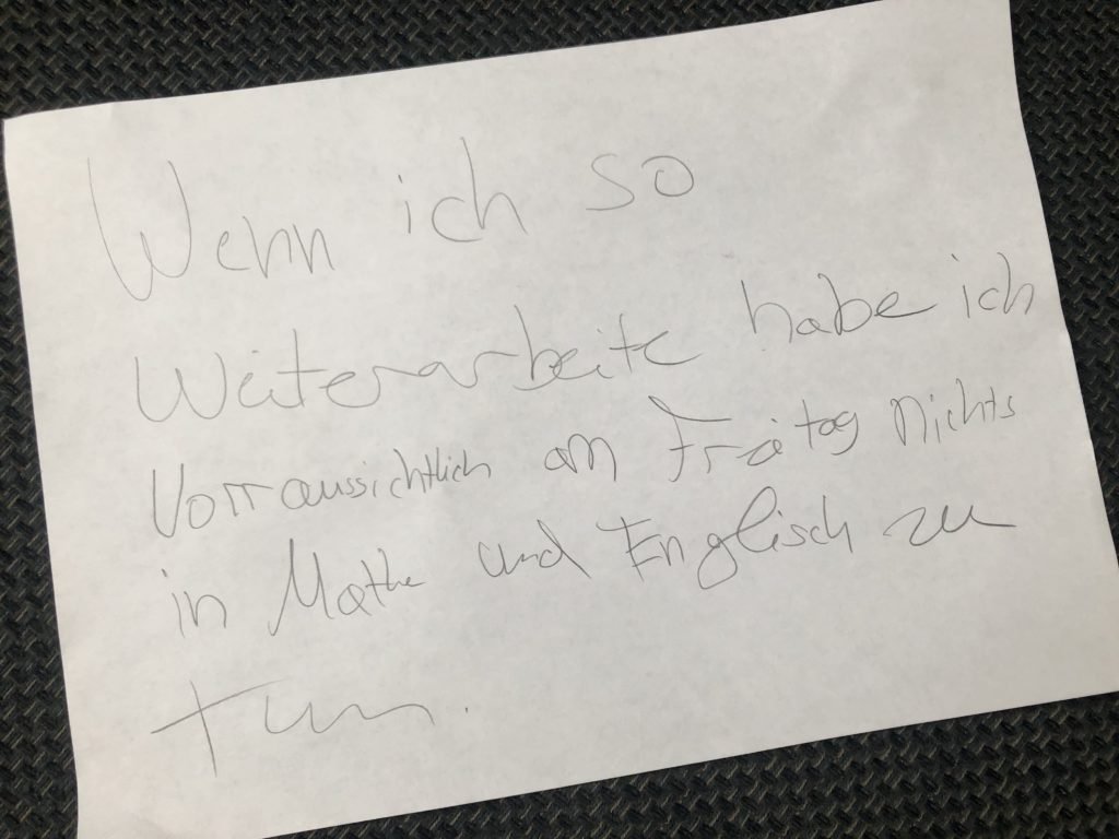 Die typische Corona-Woche: Ein Stimmungsschwank in mehreren Akten 3 brief