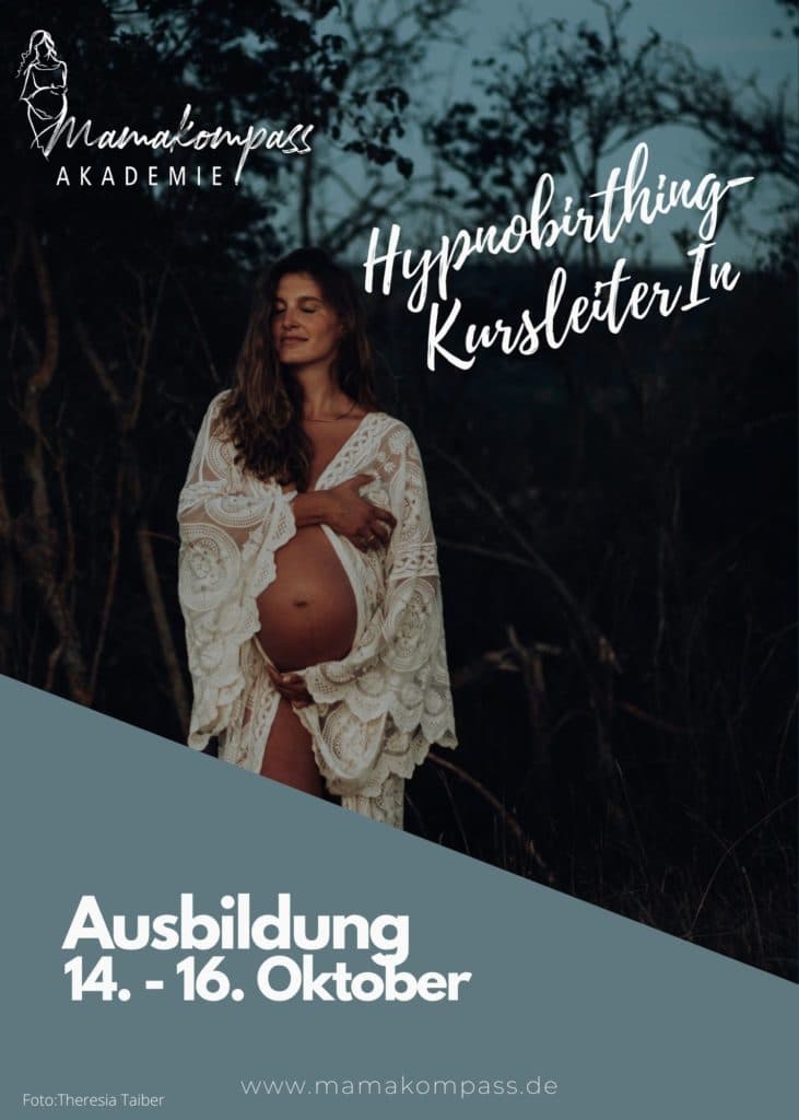 Du willst Frauen bei der Geburt unterstützen? Lass dich zur Doula ausbilden! 3 Flyer Hypnobirthing Ausbildung