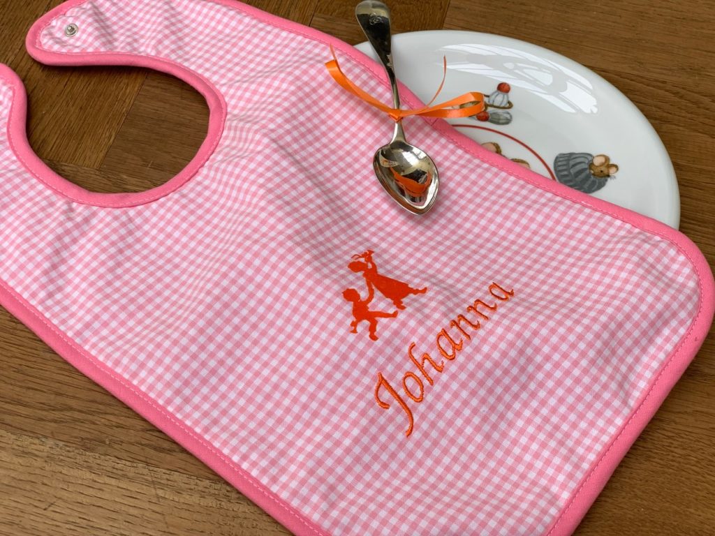 Individualisierte Geschenkideen: Gewinnt ein Namens-Kissen von PiPPiTA 2 personalisiertes Laetzchen rosa Name Motiv