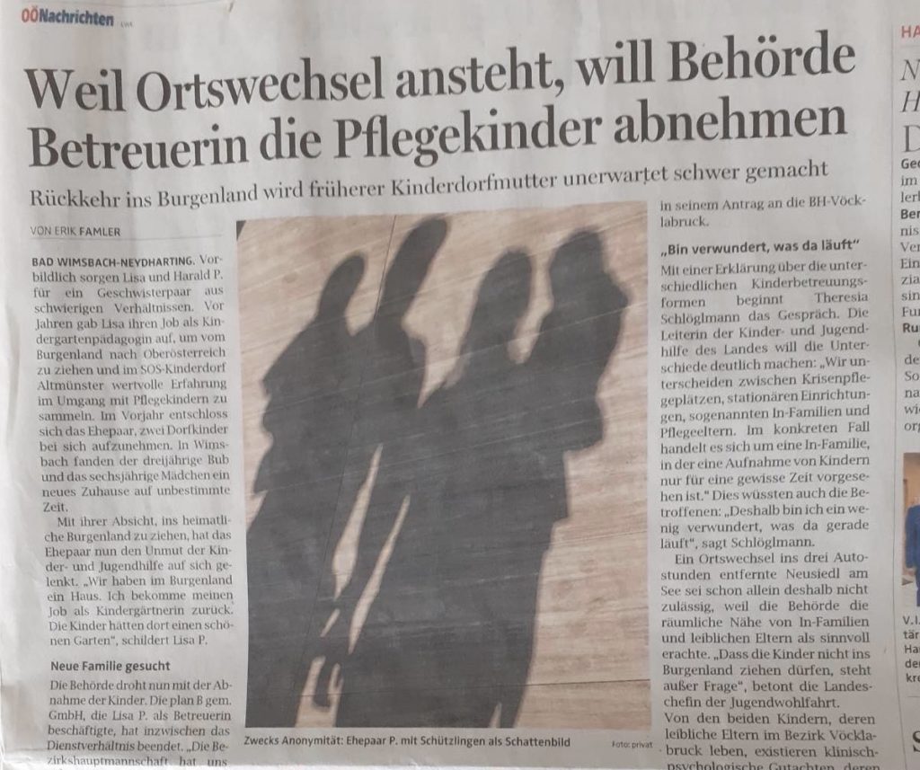 Pflegeeltern: Gebt uns bitte unsere 2 Pflegekinder zurück! 2 Pflegeeltern
