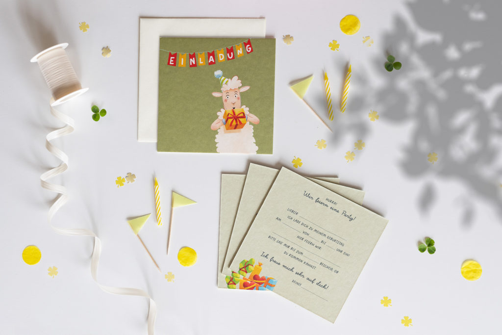 Konfettifotos: Wunderschöne Kinderfotos und liebevoll illustrierte Produkte 6 schafieinladung