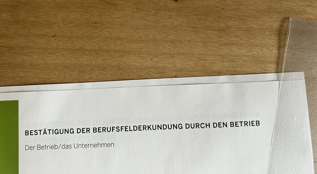 Der Mental Load ist nicht zu Ende! Teen-Time Jugendkolumne 3 Praktikum