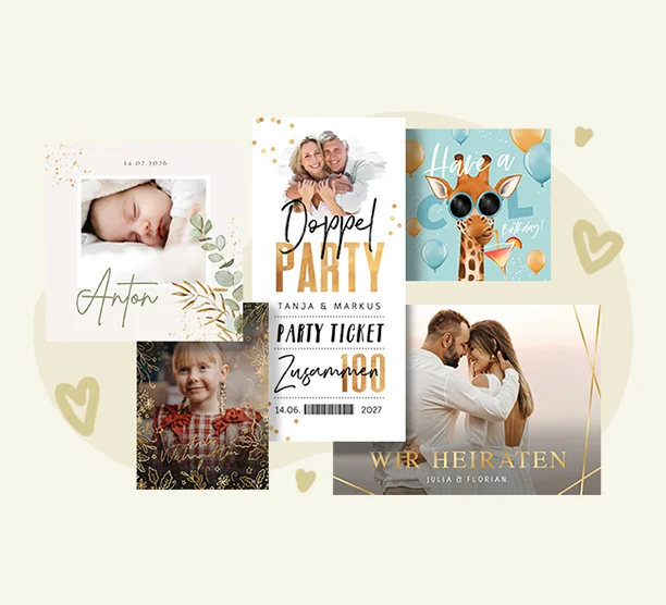 Persönliche Karten versenden: Easy und wunderschön mit "Send a Smile" 7 kartenkomplett