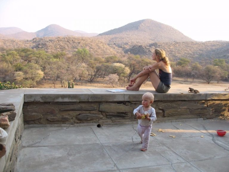 namibia mit kind