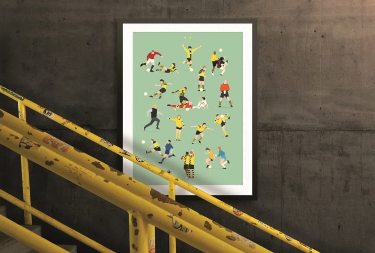 HANDS OF GOD- Perfektes Geschenk für Fußballverrückte! Design-Plakate der emotionalsten Fußballmomente eures Vereins 21 webshop bvb header ohnelogos