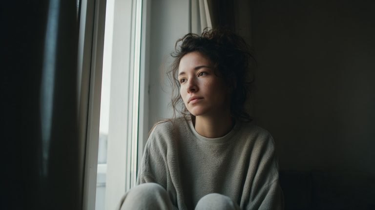 Ungewollt schwanger – Wie funktioniert ein Schwangerschaftsabbruch in Deutschland? 21 Nachdenkliche Frau